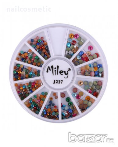 Цветни кръгли капси в 3 размера