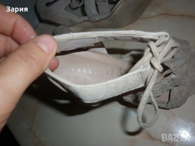 VARESE италиански сандали №38, снимка 2 - Дамски обувки на ток - 24093257