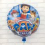 Paw Pes Patrol Пес Патрул кръгъл голям фолио фолиев балон хелий или въздух парти рожден ден