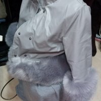 сиво уникално палтенце за 85лв, снимка 2 - Палта, манта - 20850757