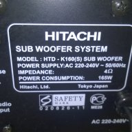 hitachi htd-k160(s) sub woofer system-japan-4ohms/165w-внос англия, снимка 12 - Ресийвъри, усилватели, смесителни пултове - 8052642