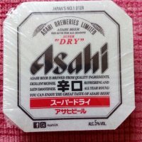 японски подложки за чаши ASAHI, снимка 1 - Други ценни предмети - 21825188