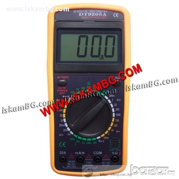 Измерателен уред DT9205A МУЛТИЦЕТ мултиметър, снимка 1