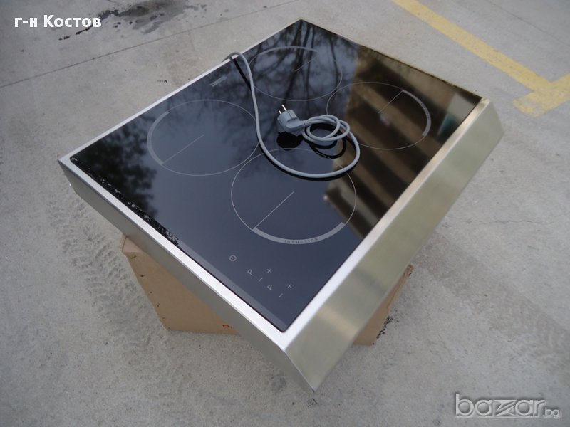 1.Професионален Индукционен настолен котлон четери плочи марка ZANUSSI монафазен или трифазен вариан, снимка 1