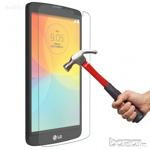 СТЪКЛЕН SCREEN ПРОТЕКТОР TEMPERED GLASS LG L BELLO, снимка 1