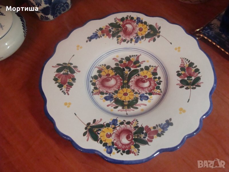 Великолепна ръчно изработена чиния за стена , снимка 1