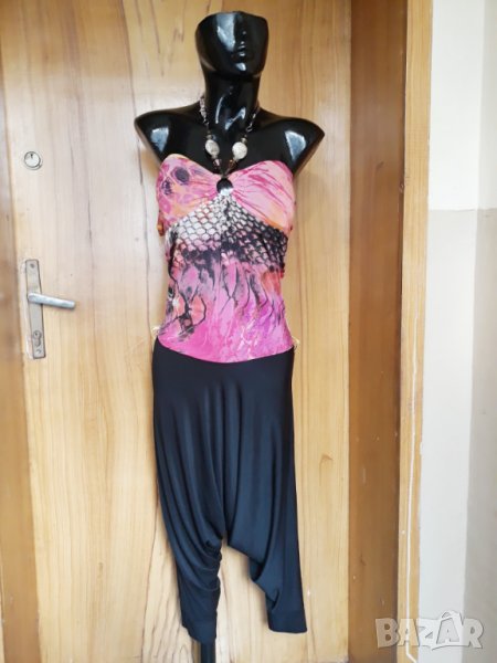 Гащеризон бюстие с камъни тип потур М/Л, снимка 1