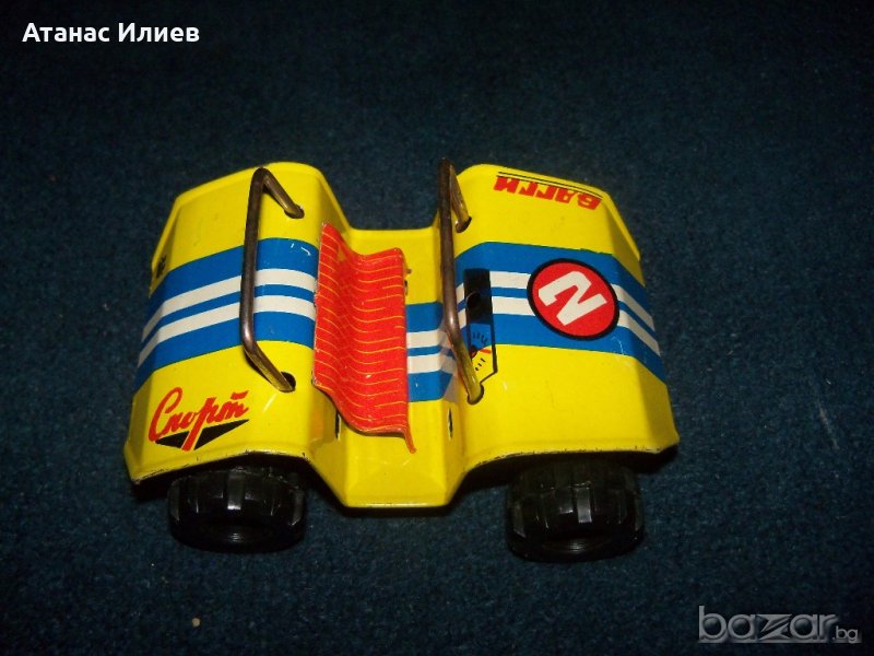 Стара ламаринена количка Бъги  играчка, снимка 1