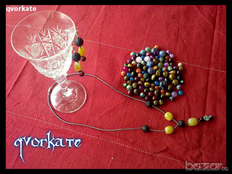 Колие и обеци от лава, снимка 1