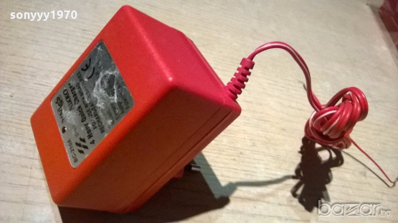 nikko adapter 9v/400ma-внос швеицария, снимка 1