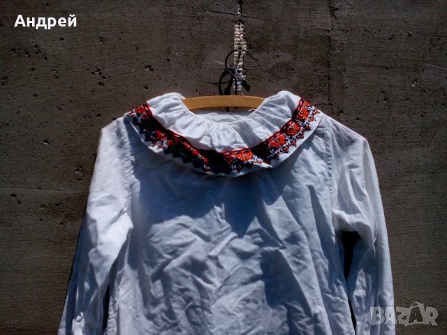 Стара женска етно риза, снимка 2 - Антикварни и старинни предмети - 25937455