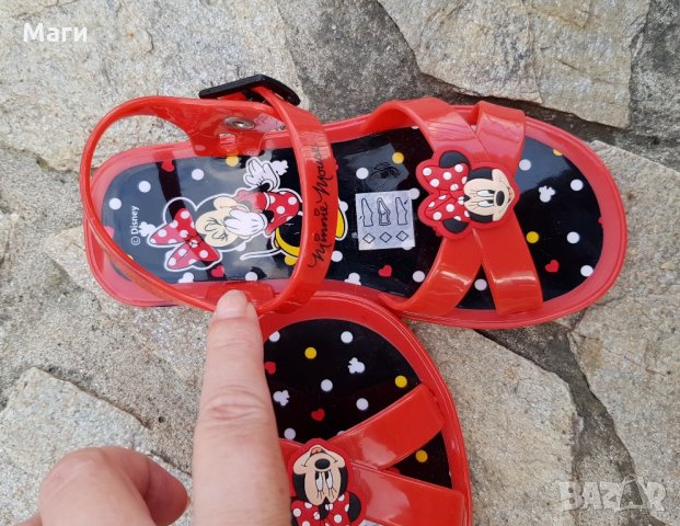 Нови селиконови сандали Мини маус на Дисни №29, снимка 8 - Детски сандали и чехли - 22189970