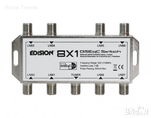 DISEqC ключ EDISION 8x1, снимка 1 - Приемници и антени - 25281330