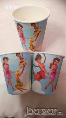  Син фон Зън зън камбанките Tinkerbell феи 10 бр картонени чаши парти рожден ден