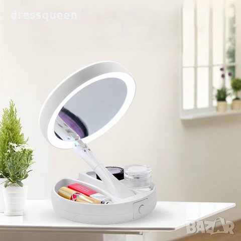 1895 Сгъваемо огледало с LED светлини, снимка 6 - Други - 23529087