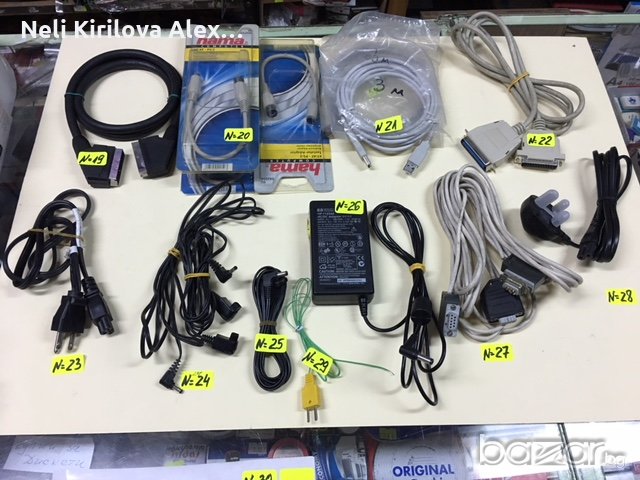 кабели различни видове по 1лв Всички за 20лв, снимка 3 - Кабели и адаптери - 21015834