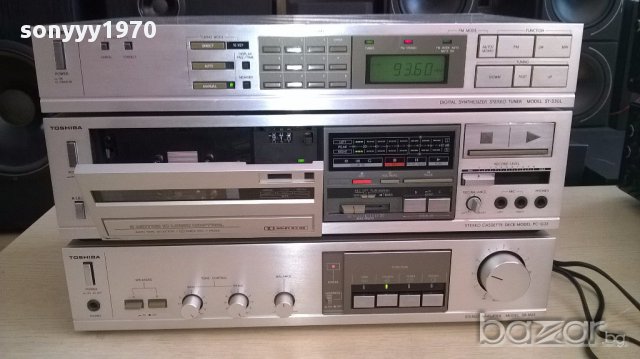 Toshiba tuner+deck+amplifier-внос швеицария, снимка 7 - Ресийвъри, усилватели, смесителни пултове - 13277037