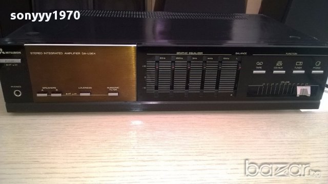 mitsubishi da-u36x-stereo integrated amplifier-внос швеицария, снимка 2 - Ресийвъри, усилватели, смесителни пултове - 12763777