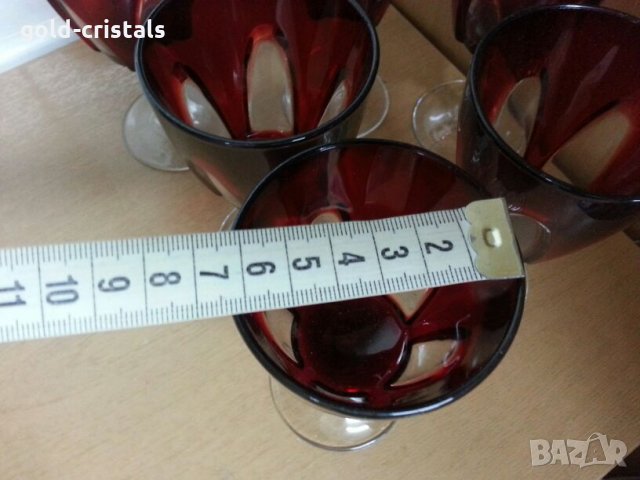 Френски кристални чаши за вино , снимка 10 - Антикварни и старинни предмети - 22117719