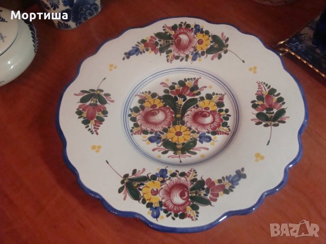 Великолепна ръчно изработена чиния за стена 