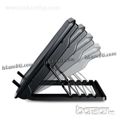 Мултифункционален Охладител за лаптоп от 9 до 17 инча - код: Ergonomic, снимка 7 - Друга електроника - 13473751