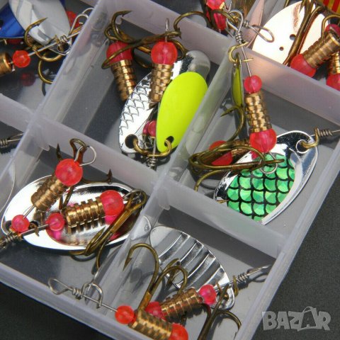 Лот от 30 броя,Блесни,рибарски,риба,риболов, снимка 10 - Такъми - 25300909