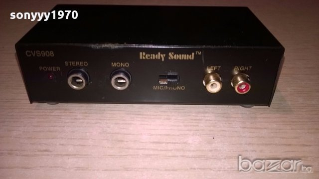 Ready sound cvs908-14х8х4см-без адаптер-внос швеицария, снимка 6 - Ресийвъри, усилватели, смесителни пултове - 17409300