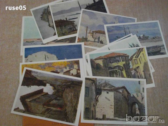Картички "ЭТЮДЬI ХУДОЖНИКОВ КУКРЬIНИКСЬI *По Болгарии*"