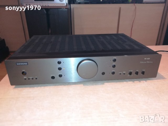 siemens rv420 r7 selected edition-amplifier-внос швеицария, снимка 6 - Ресийвъри, усилватели, смесителни пултове - 21575733