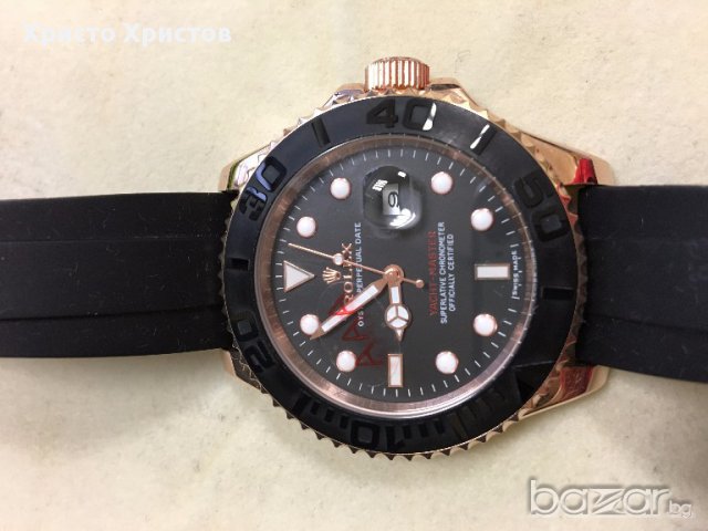 Часовник ROLEX OYSTER PERPETUAL YACHT-MASTER 40 клас реплика ААА+ в Мъжки в  гр. София - ID16055090 — Bazar.bg