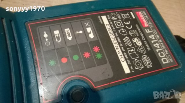ЗАРЯДНО-makita dc1414f battery charger-внос англия, снимка 10 - Винтоверти - 24480788