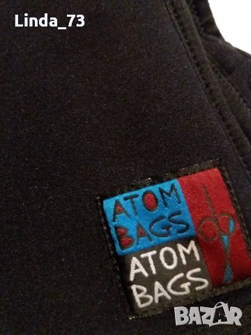 Дам.чанта-/неопрен/-"ATOM BAGS"-черна. Закупена от Италия., снимка 9 - Чанти - 22401487