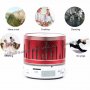LED MP3 блутут колонка с FM радио, USB, TF Карта памет - код C-203, снимка 2