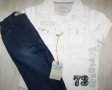 Cherokee риза и дънки сколан 4-5 год, снимка 1 - Детски панталони и дънки - 17396097