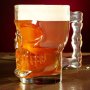 Стъклена халба череп чаша за бира , вино 500 мл., снимка 4