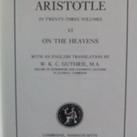 ARISTOTLE - On the heavens VI, снимка 2 - Специализирана литература - 20710813