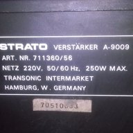 Strato a-9009-amplifier 250w-w.germany-внос швеицария, снимка 12 - Ресийвъри, усилватели, смесителни пултове - 15485411