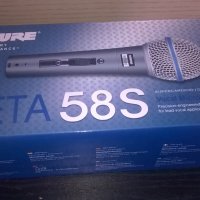 shure beta sm58s-вокален-внос швеицария, снимка 1 - Микрофони - 24899906