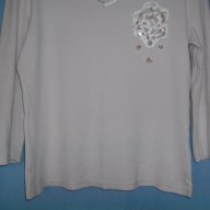 Брадова памучна блуза "Betty Barclay"® / голям размер , снимка 7 - Блузи с дълъг ръкав и пуловери - 15454758