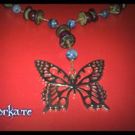 Колие Пеперуда, снимка 2 - Колиета, медальони, синджири - 15026652