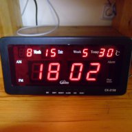 LED електронен часовник  с големи цифри. Показва час, дата и температу, снимка 5 - Други - 12058668