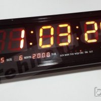 Голям Led електронен стенен часовник Jh3615, снимка 2 - Други - 12222076