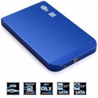 Кутия HDD за вътрешен хард диск 2,5" SATA MINI USB, снимка 1 - Външни хард дискове - 24667745