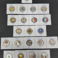 2 Евро монети (възпоменателни) емитирани 2004-2016г Цветни., снимка 1 - Нумизматика и бонистика - 16567125