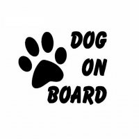 Куче на борда / Dog on Board - Черен, снимка 1 - Аксесоари и консумативи - 26070112
