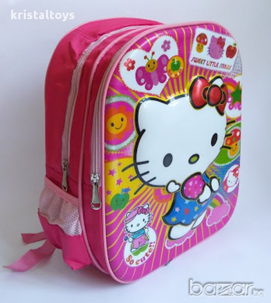 3D Ученическа раница Hello Kitty, снимка 1