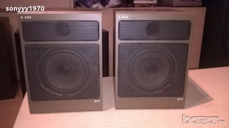 🛑rft-b4124-ddr-тонколони 2бр-24х22х17см-внос швеицария, снимка 1