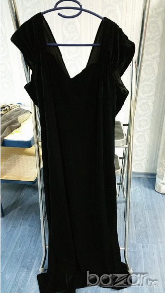 официална рокля -еластичен плюш -2хл, снимка 1