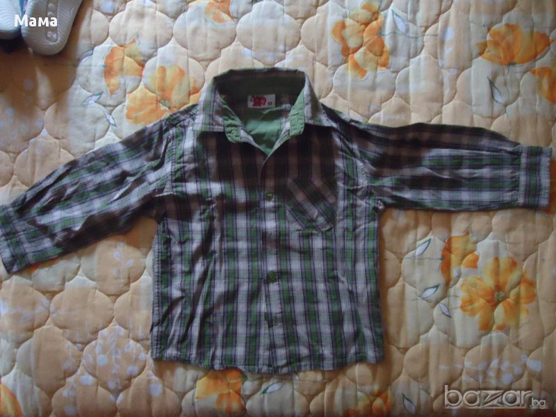 Маркова риза в зелено, с дълъг ръкав , снимка 1