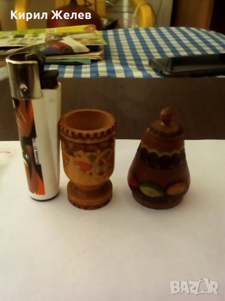 Стари битови дървени декораций-3443, снимка 1